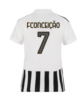 Juventus Francisco Conceicao #7 Maglia Gara Casa Repliche 2026-27 Donna Maniche Corte Juventus Francisco Conceicao #7 Maglia Gara Casa Repliche 2026-27 Donna Maniche Corte